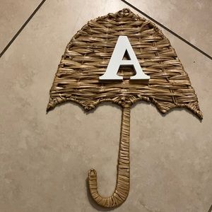 “A” initial umbrella